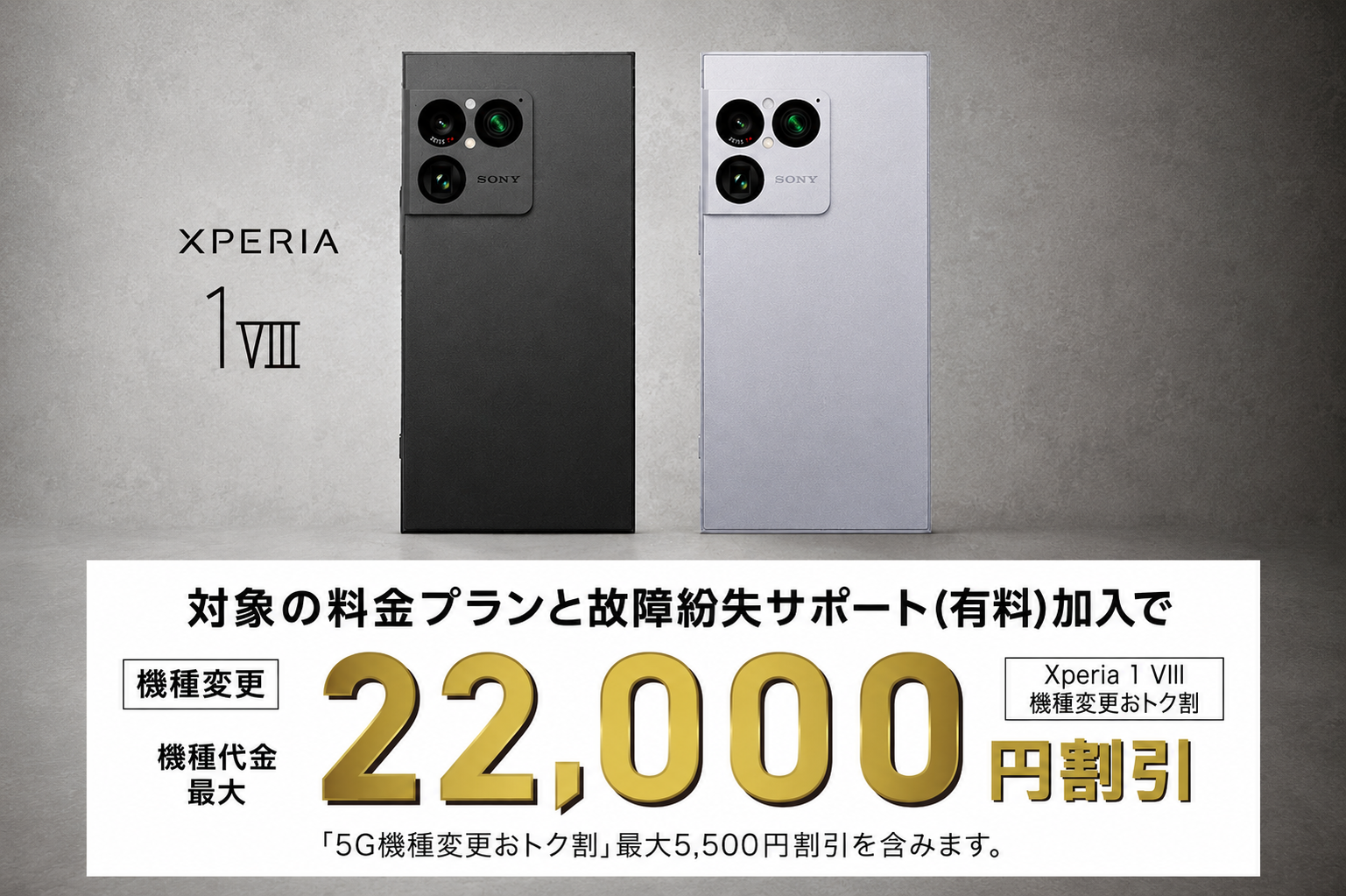 Xperia 1 VIII機種変更おトク割