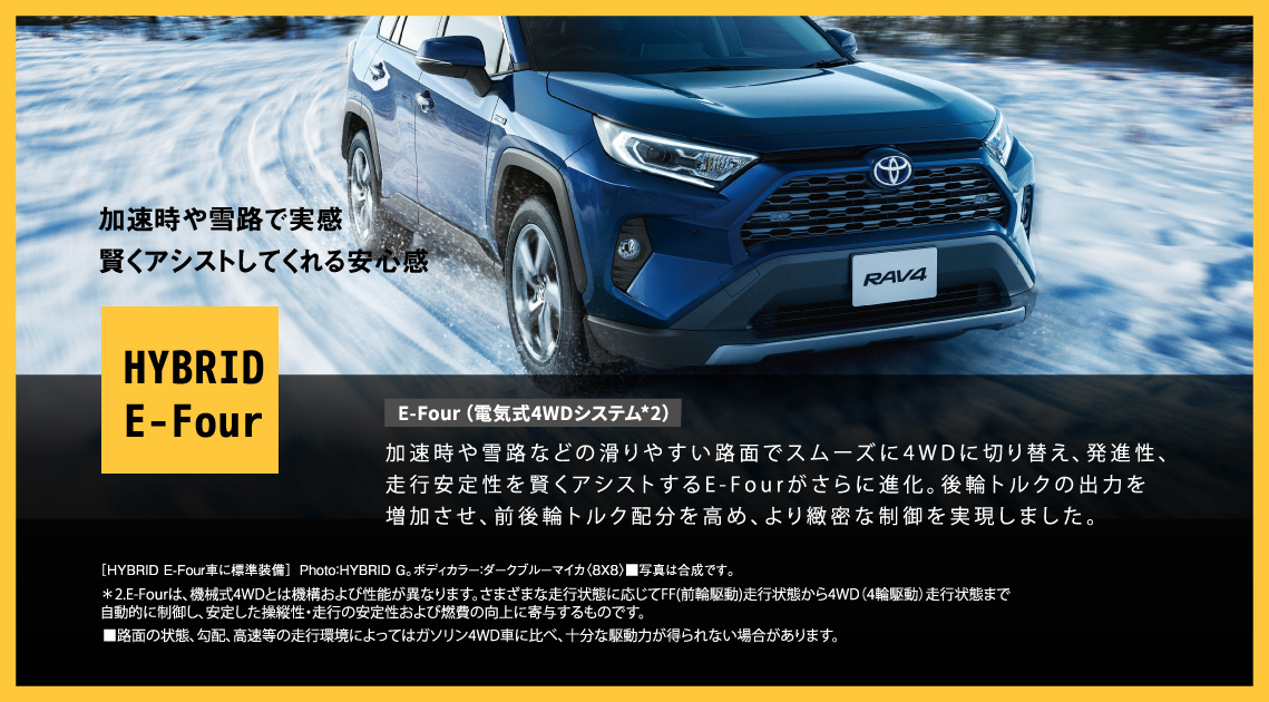 E-Four（電気式4WDシステム2）